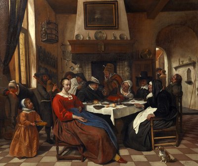 Onbekend schilderij door Jan Havickszoon Steen